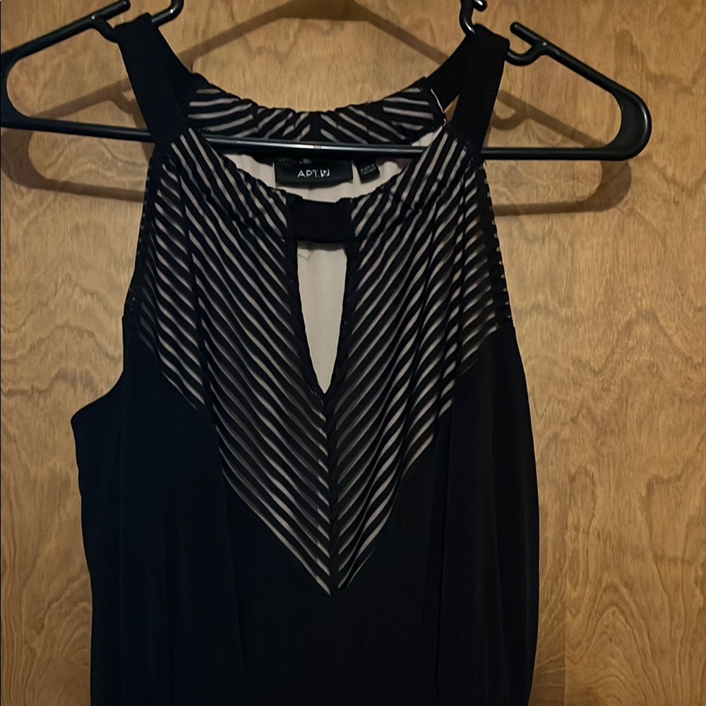 Apt. 9 Black Halter Sheath Maxi Dress - Picture 3 of 7